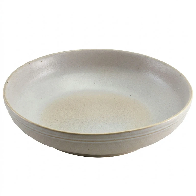 Steingut Antigo Barley Coupe-Schale 23 cm CB-ABR23 by Genware color Svart