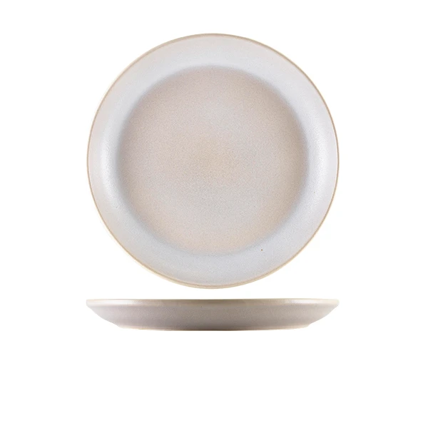 Steinzeug Antigo Barley Coupe Teller 24 cm - Terra CP-ABR24 by Genware color Svart