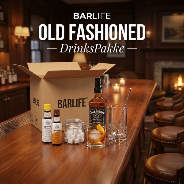 OLD FASHIONED – Cocktail-Paket Barlifepakke16 by Barlife color Svart