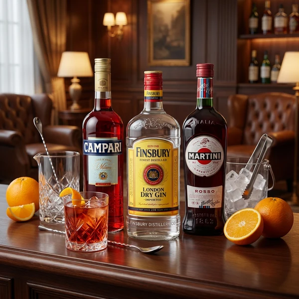 Negroni - Cocktail-Set Barlifepakke2 by Barlife color Svart