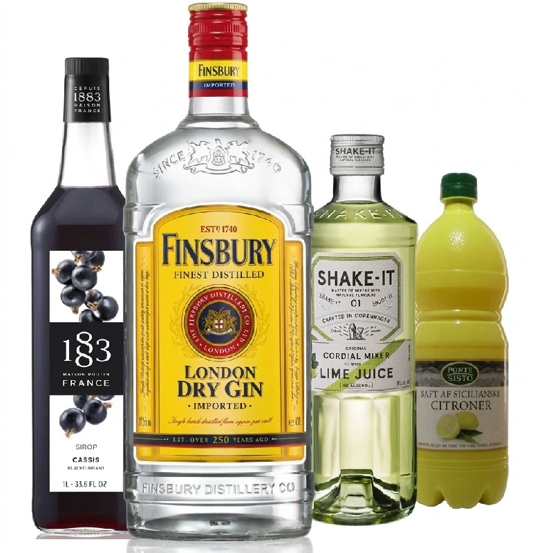 Gin Bramble - Drinkpaket Barlifepakke3 by Barlife color Svart