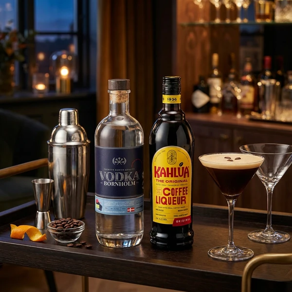 ESPRESSO MARTINI - Cocktail-Set Barlifepakke8 by Barlife color Svart