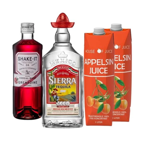 TEQUILA SUNRISE - Getränkepaket Barlifepakke9 by Barlife color Svart