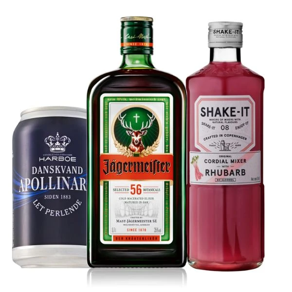 JÄGERMEISTER RABARBER - Getränkepaket Barlifepakke17 by Barlife color Svart