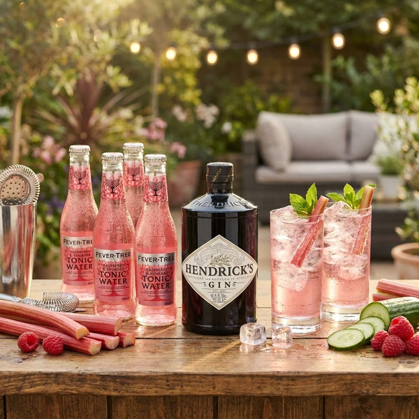 GIN & RHUBARB TONIC – Cocktail-Set Barlifepakke21 by Barlife color Svart