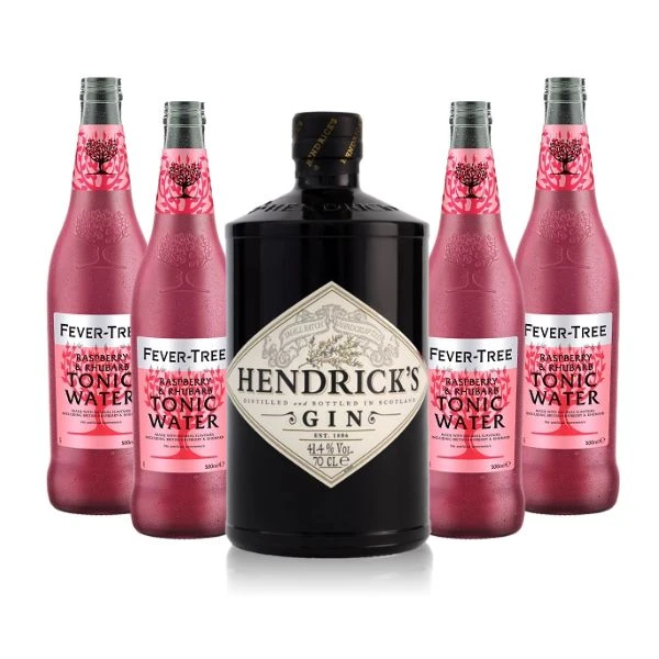 GIN & RHUBARB TONIC – Cocktail-Set Barlifepakke21 by Barlife color Svart