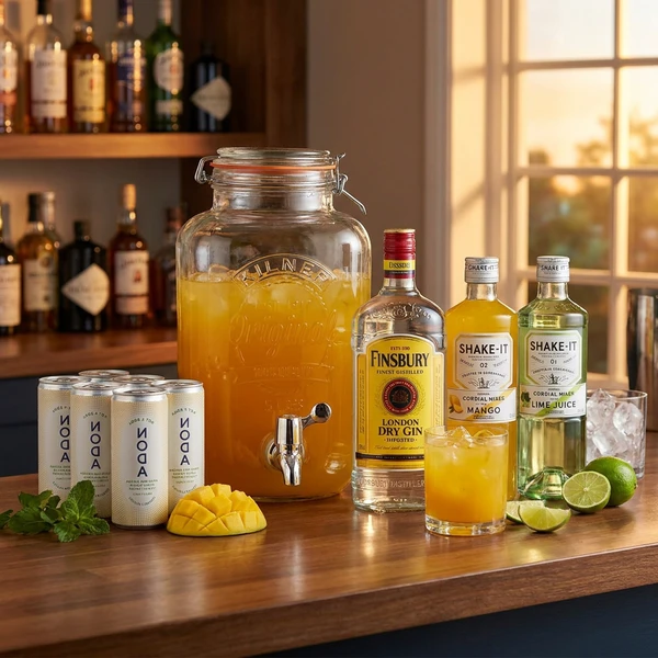 GIN MANGO DISPENSER - Getränkepaket Barlifepakke26 by Barlife color Svart