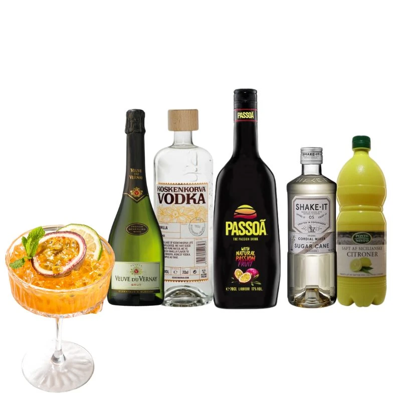 PORN STAR MARTINI - Cocktail-Set Barlifepakke43 by Barlife color Svart