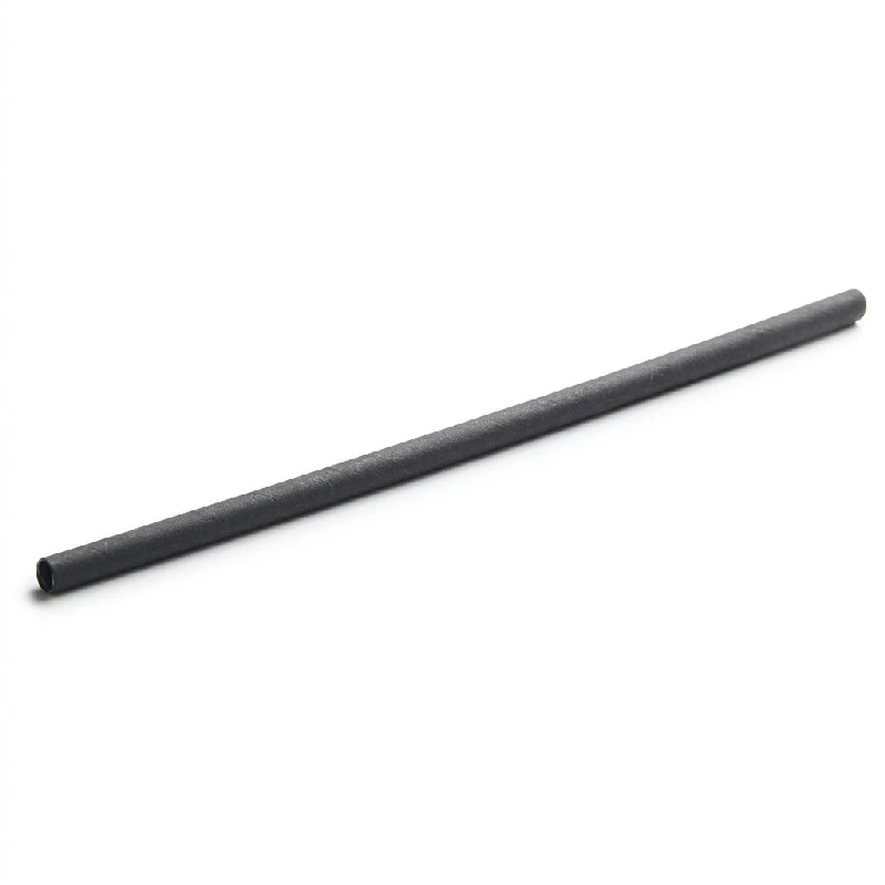 Trinkhalme gerade, Schwarz, 8 x 230 mm 126548-1 by Multiline color Svart