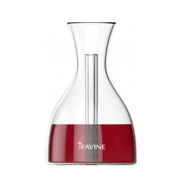 Glaskaraffe 600 ml aus klarem Glas IFAD600 by IFAP color Svart