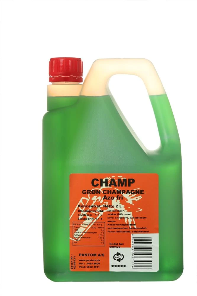 Champ SlushIce Champagnergrün, 2L 306137 by CHAMP color Svart