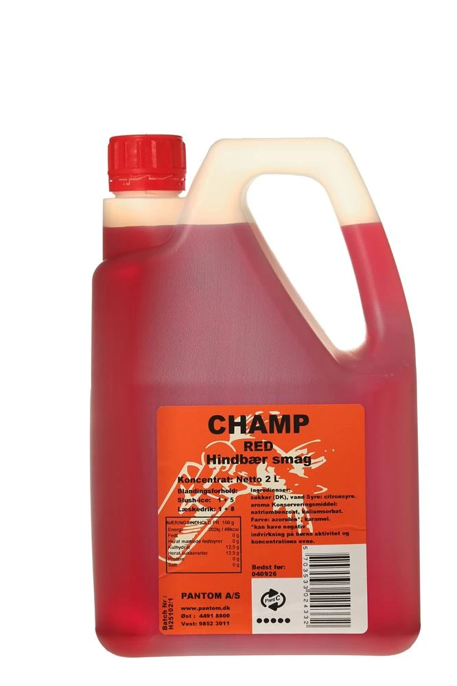 Champ Slush-Ice Himbeere, 2L 306128 by CHAMP color Svart