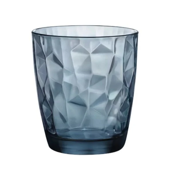 Trinkglas Diamond 30,5 cl blau 96607181 by BORMIOLI color Svart