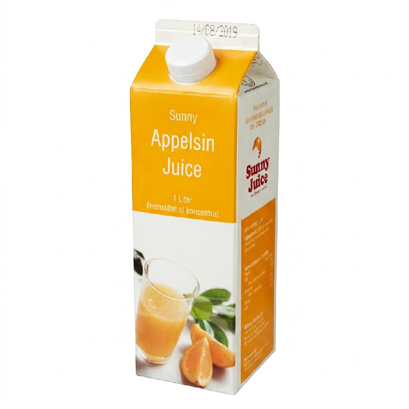 Orangensaft 1 L 84664 by SUNNY color Svart