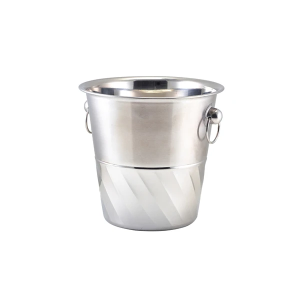 GenWare Weinkühler aus Edelstahl Ø20 cm 26203SW by Genware color Silver
