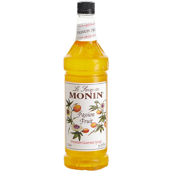 Monin Sirup Passionsfrucht FL 100 (PET) 67051 by MONIN color Svart