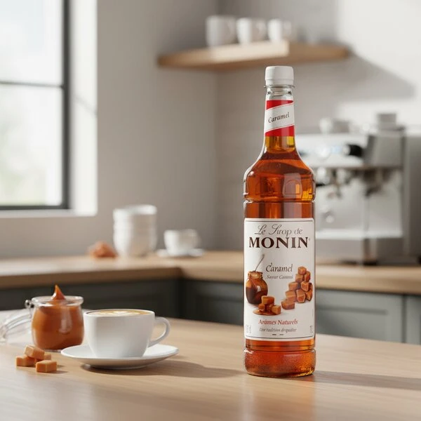 Monin Sirup Karamell (PET) FL 100 67050 by MONIN color Svart