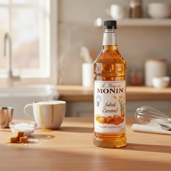 Monin Sirup Gesalzener Karamell (PET) FL 100 61326 by MONIN color Svart