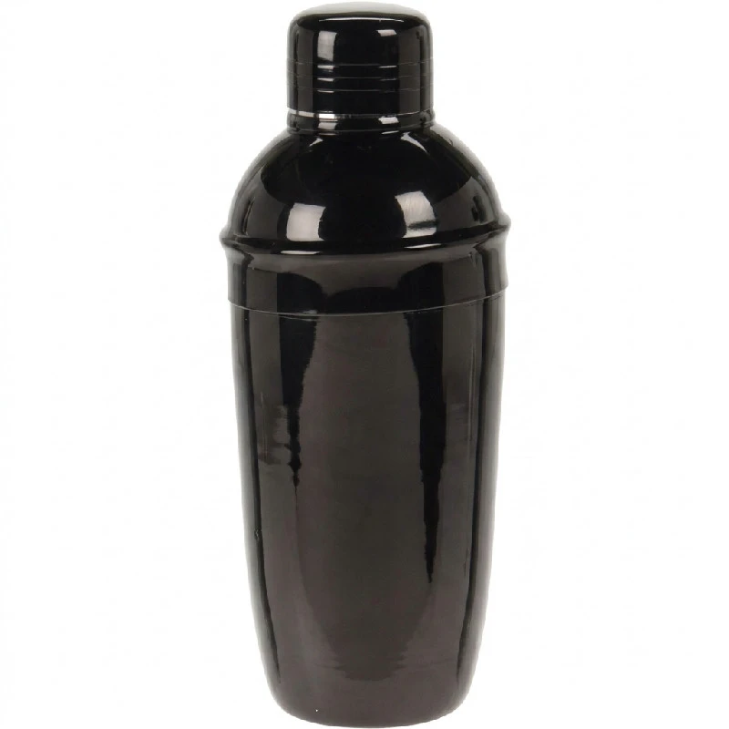 Cocktail-Shaker 500 ml Glanzschwarz 2017157 by LISS color Svart