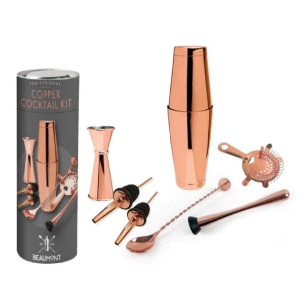 Cocktail-Shaker-Set 8-teilig – Kupfer BTBL3574COP by Beaumont color Koppar