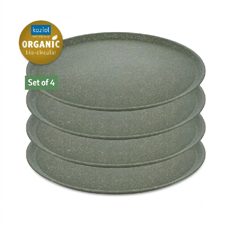 Koziol Connect Teller Ø25,5 cm (4er-Set) – Ash Grey 7101701 by Koziol color Svart