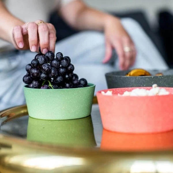 Koziol Connect Bowl 890ml (2 Stk.) - Dessert Sand 7171700 by Koziol color Svart
