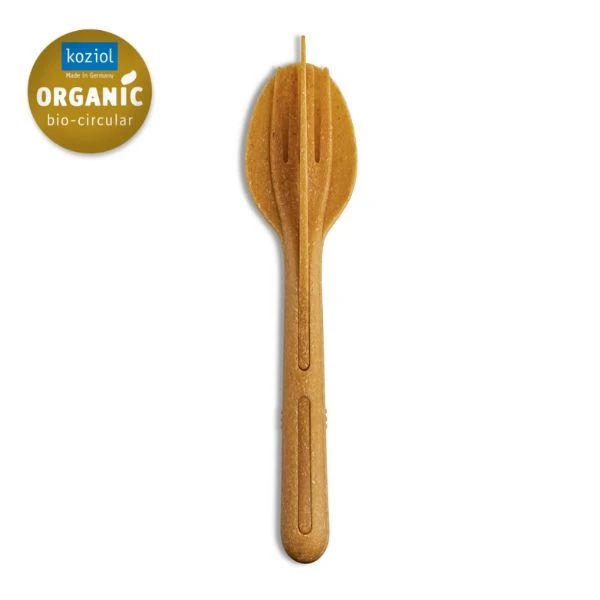 Klikk Besteck (Messer, Gabel und Esslöffel) - Wood 8003702 by Koziol color Svart