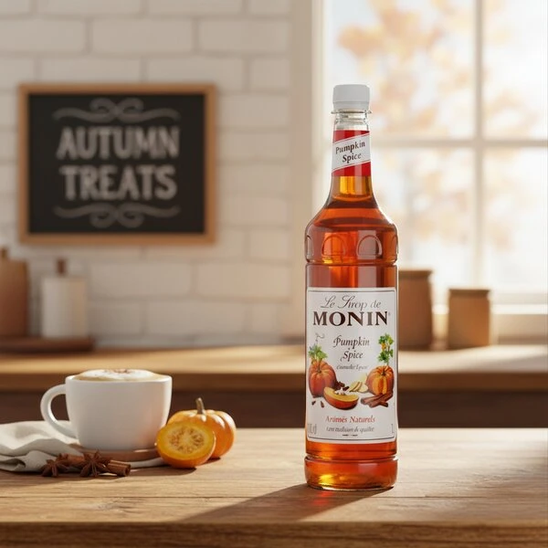 Monin Sirup Kürbisgewürz PET 100 66668 by MONIN color Svart