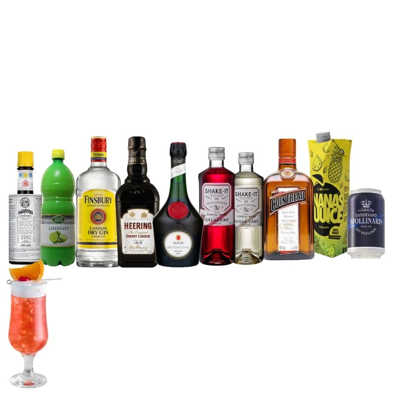 SINGAPORE SLING - Getränkepaket Barlifepakke52 by Barlife color Svart