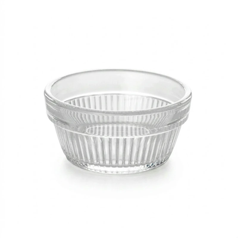 Portionsglas 125 ml gerillt - Polycarbonat 800213 by GLASS4EVER color Svart