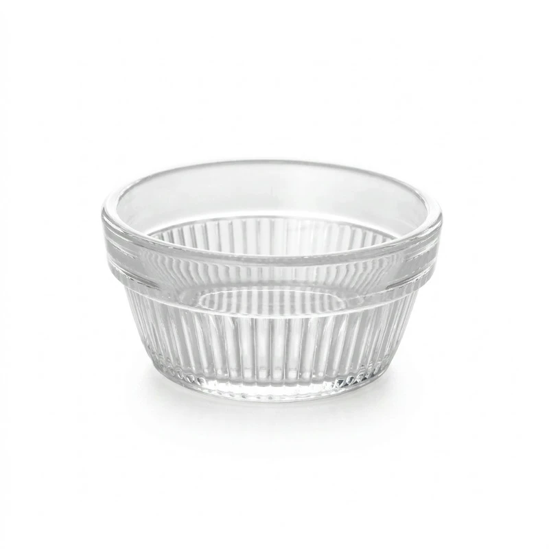 Portionsglas 125 ml gerillt - Polycarbonat 800213 by GLASS4EVER color Svart