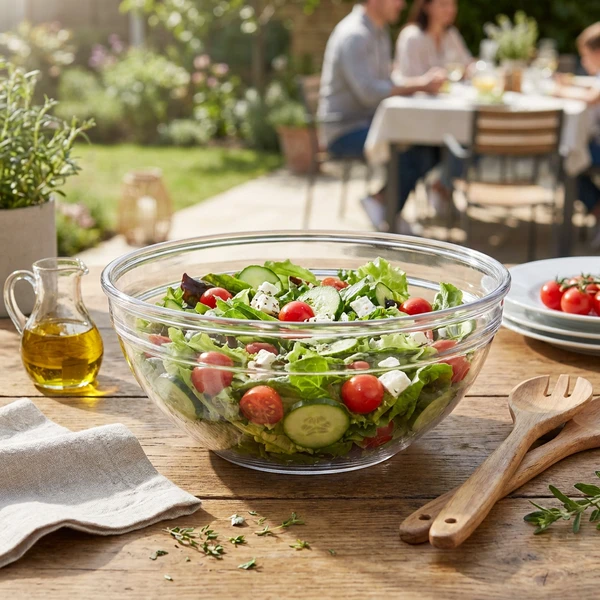 Salatschale 475 ml – Polycarbonat 800401 by GLASS4EVER color Svart