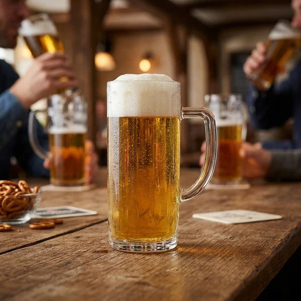 Bierkrug 40 cl mit Henkel Moldau 96132101 by StemZero color Svart