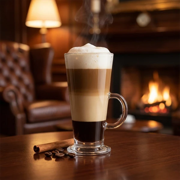 Glühwein- & Irish-Coffee-Glas 26 cl 94042501 by Pasabahce color Svart