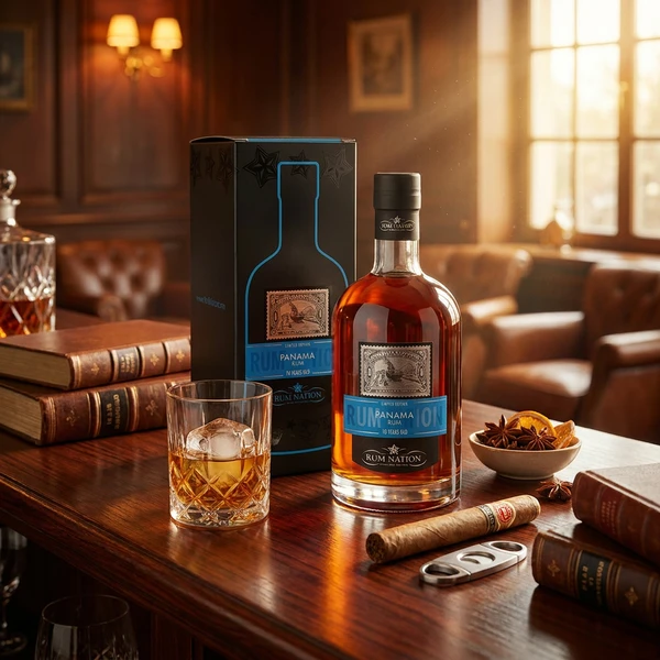 Rum Nation Panama 10 YO FL 70 54440 by RUMNATION color Svart