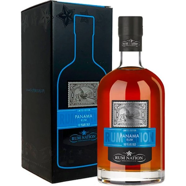 Rum Nation Panama 10 YO FL 70 54440 by RUMNATION color Svart