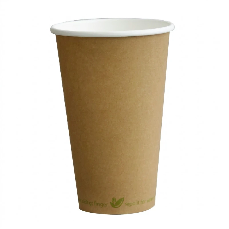 Multiline Biologisch abbaubarer Kaffeebecher Braun ML112302-1 by Multiline color Svart