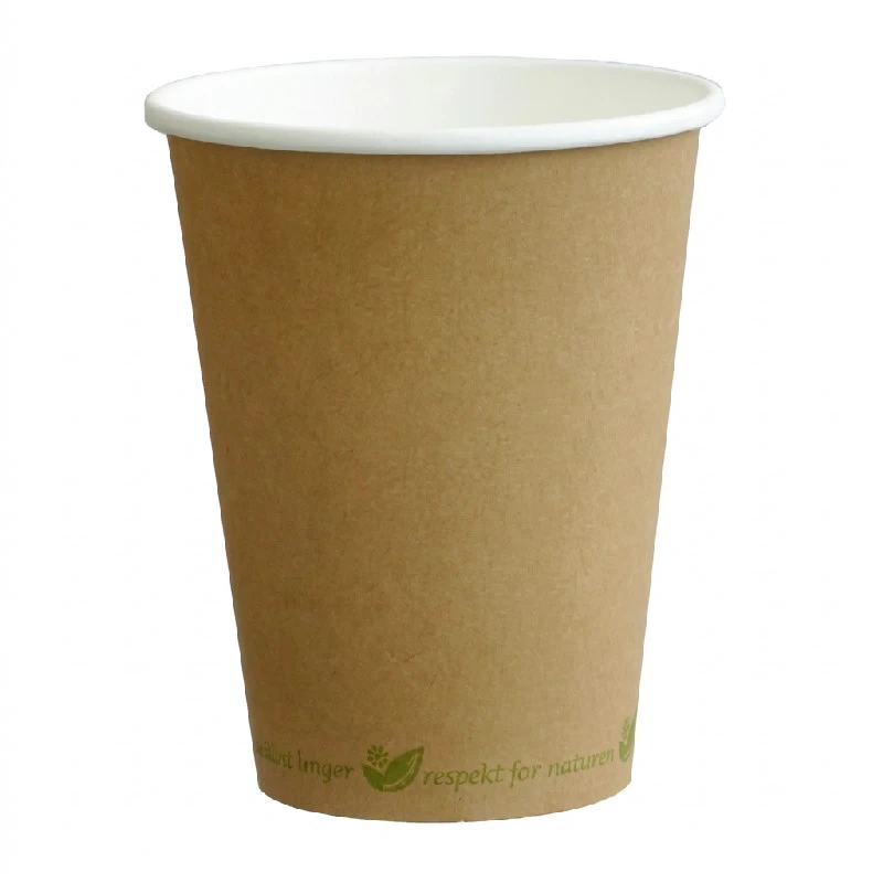 Kaffeebecher 30 cl Ø90 mm Biologisch abbaubar Braun ML112301-1 by Multiline color Svart