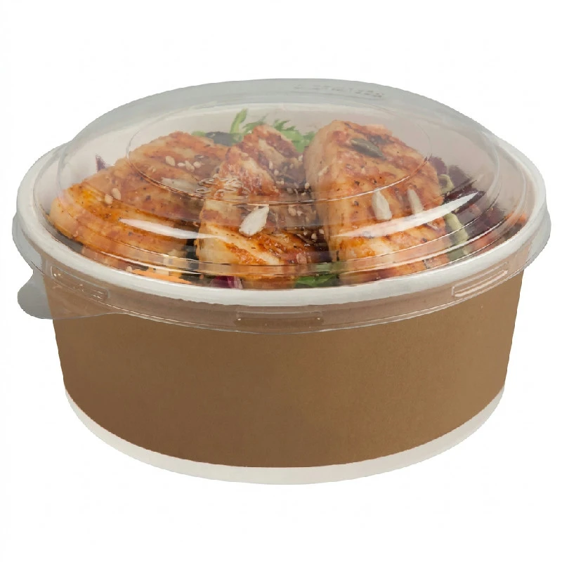 Bowl 700 ml 145/125x66 mm mit Deckel ML114992-1 by Multiline color Svart
