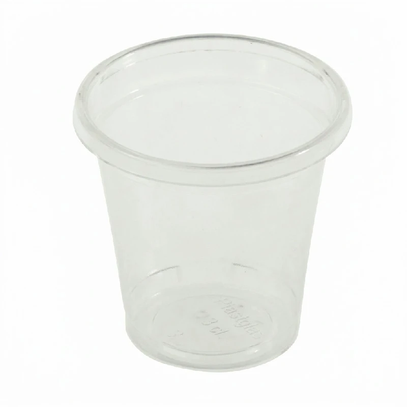 Plastikbecher 3 cl Schnapsgläser Ø45 mm biologisch abbaubar 100 Stk. ML118480 by Multiline color Svart