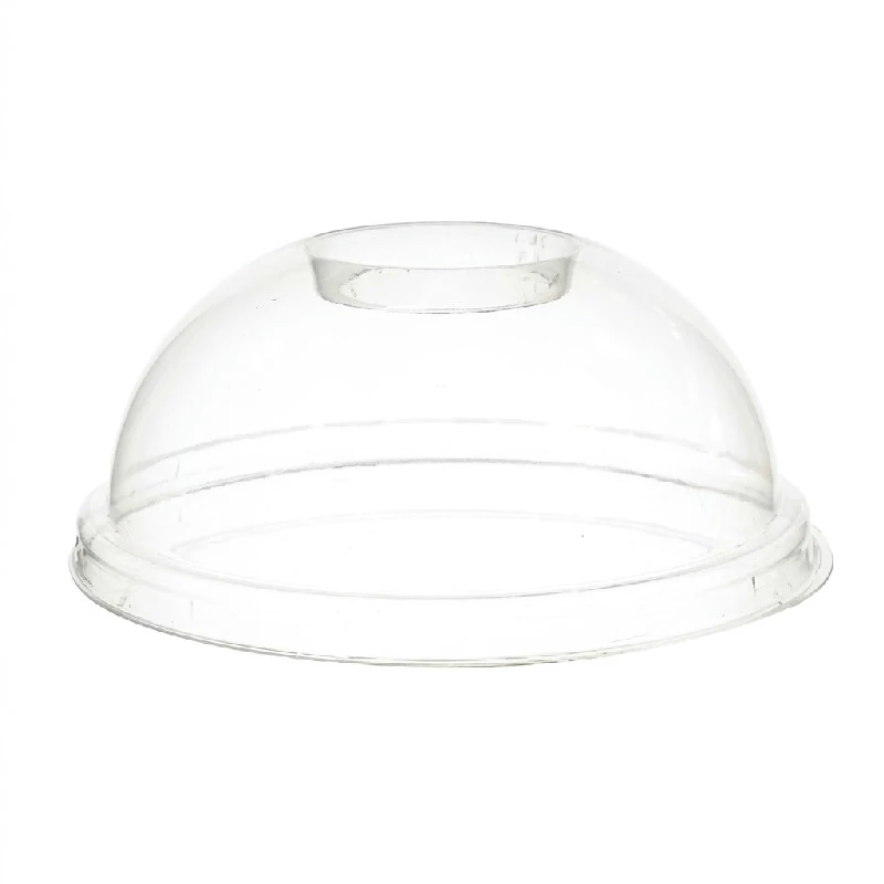 Domdeckel Ø95 mm mit Loch Biologisch Abbaubar 100 Stk. ML105217-1 by Multiline color Svart