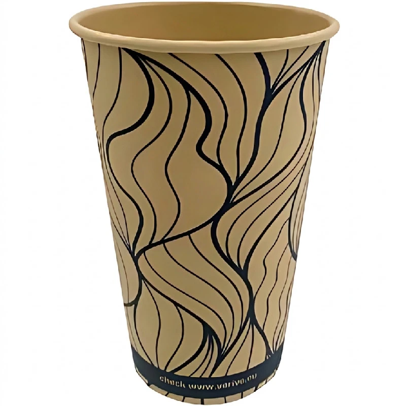 Kaffeebecher 40 cl Ø90 mm Nachhaltig 50 Stk. ML80550059 by Multiline color Svart