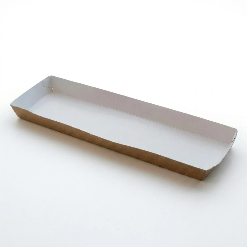Imbissschale XXL 330x90x20 mm mit Rand Braun ML126247 by Multiline color Svart