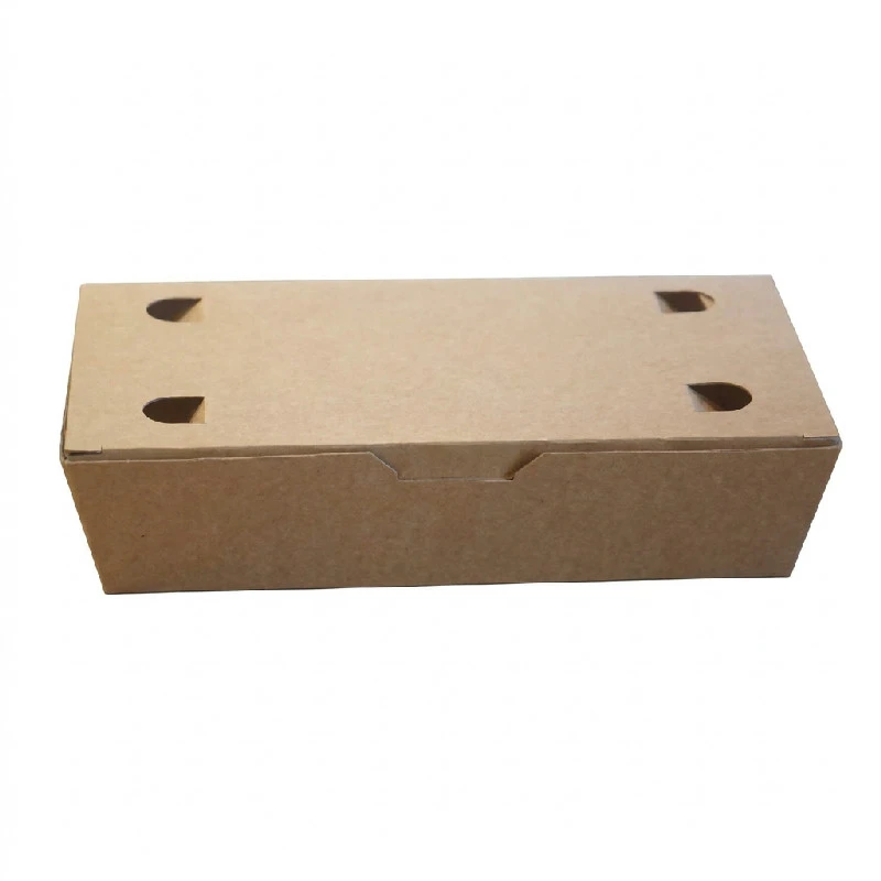 Würstchenbox Klein 200x100x50 mm Braun/Weiß ML126200 by Multiline color Svart