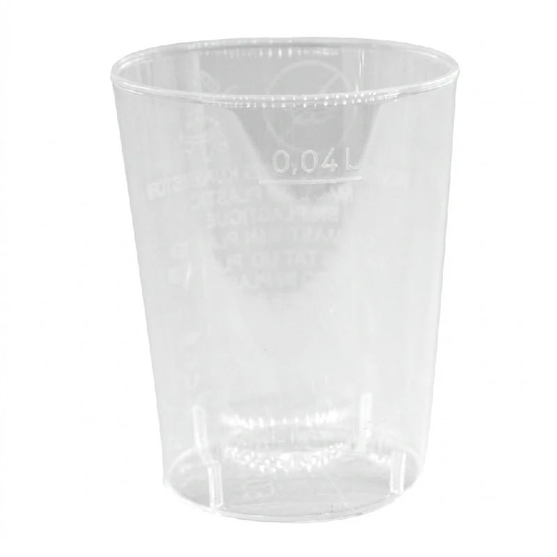 Schnapsgläser aus Plastik 2/4 cl 50 Stk. ML125724 by Multiline color Svart