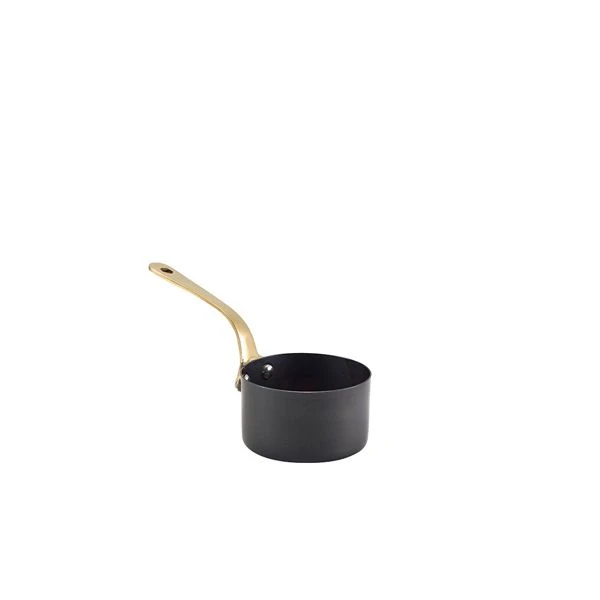 Mini-Serviertopf Vintage Schwarz 7.8 x 4.5cm SMS8BKV by Genware color Svart