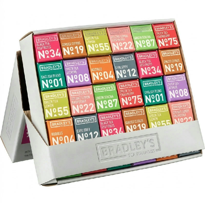 Bradley´s Assorted Tea Box, FT (30 Stk. à 8g) 67122 by PICKWICK color Svart