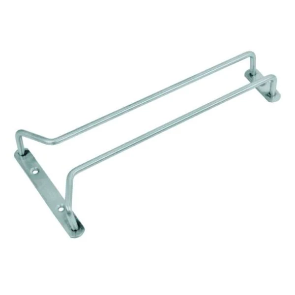 Überbart Gläserschiene aus Edelstahl 41 cm 1014-1 by Überbart color Silver