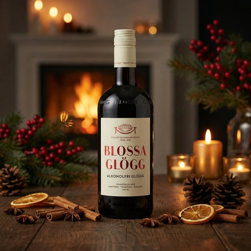 Blossa Alkoholfreier Glögg 75 cl 40909 by BLOSSA color Svart