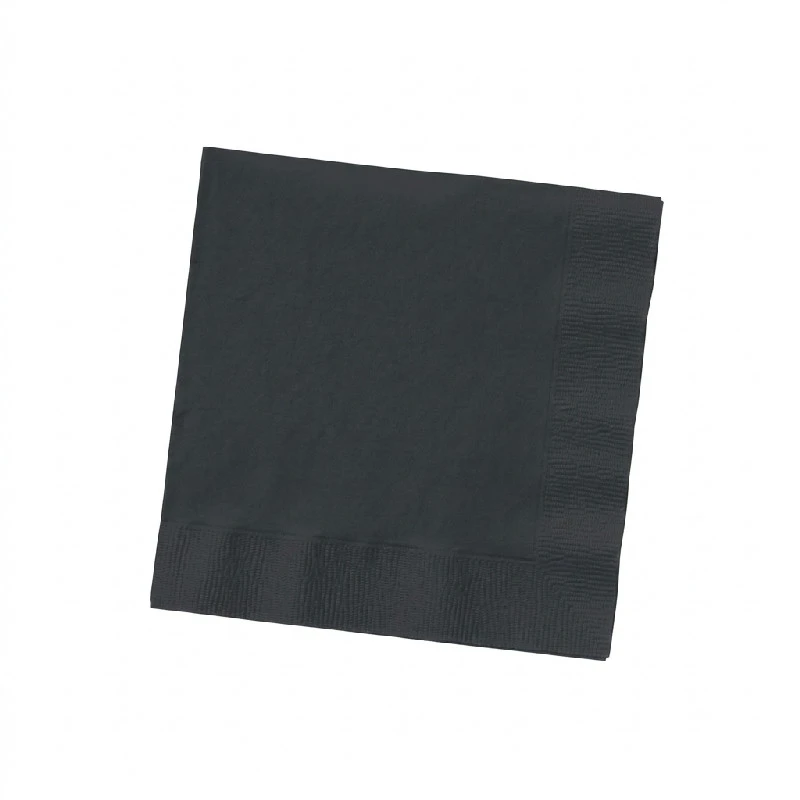 Dinnerservietten, 40x40cm, Schwarz, 70 Stück 10954 by GS Supply color Vit